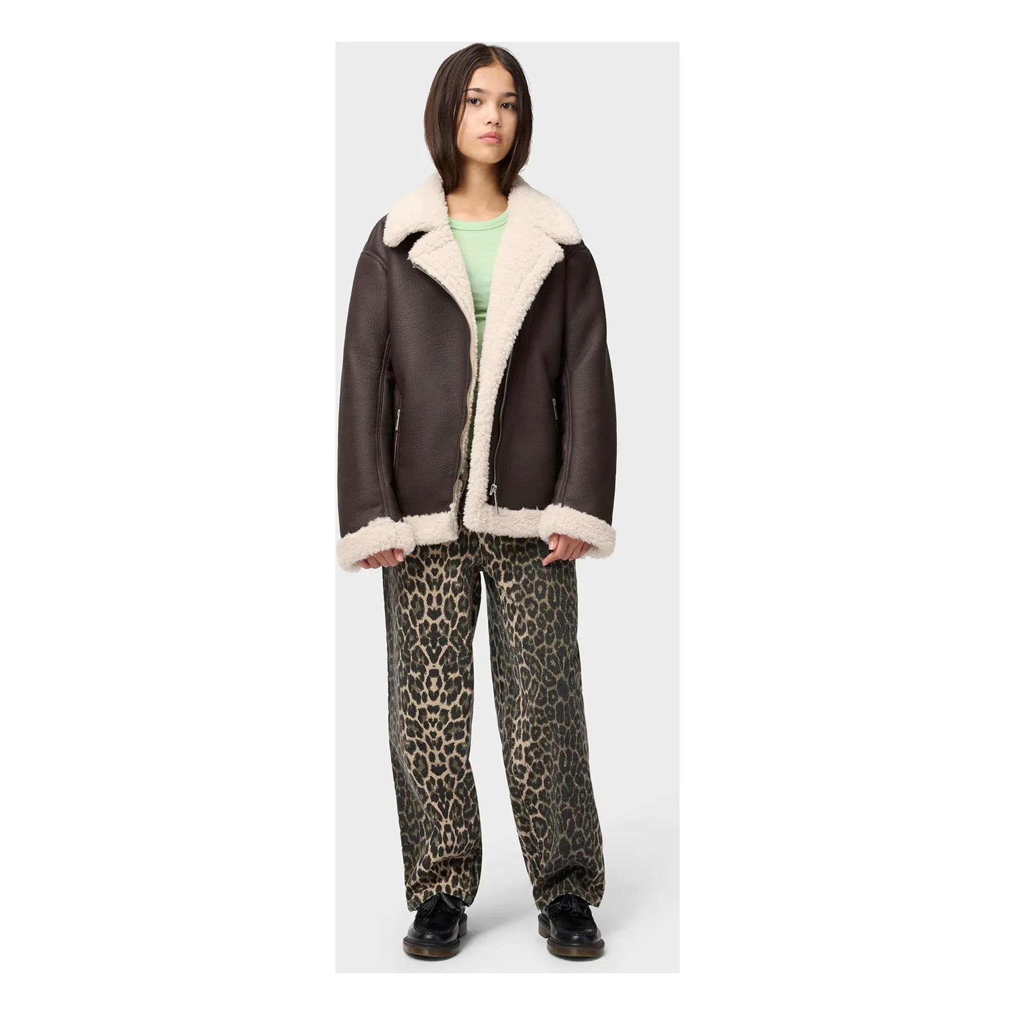 Jean Aska Leopard  | Marron- Image produit n°1