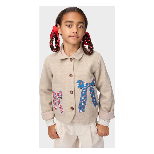 Veste Harmoney Nœuds Laine | Beige