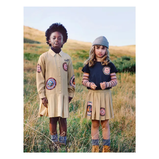 Robe Chemise Smiley Carrie | Camel