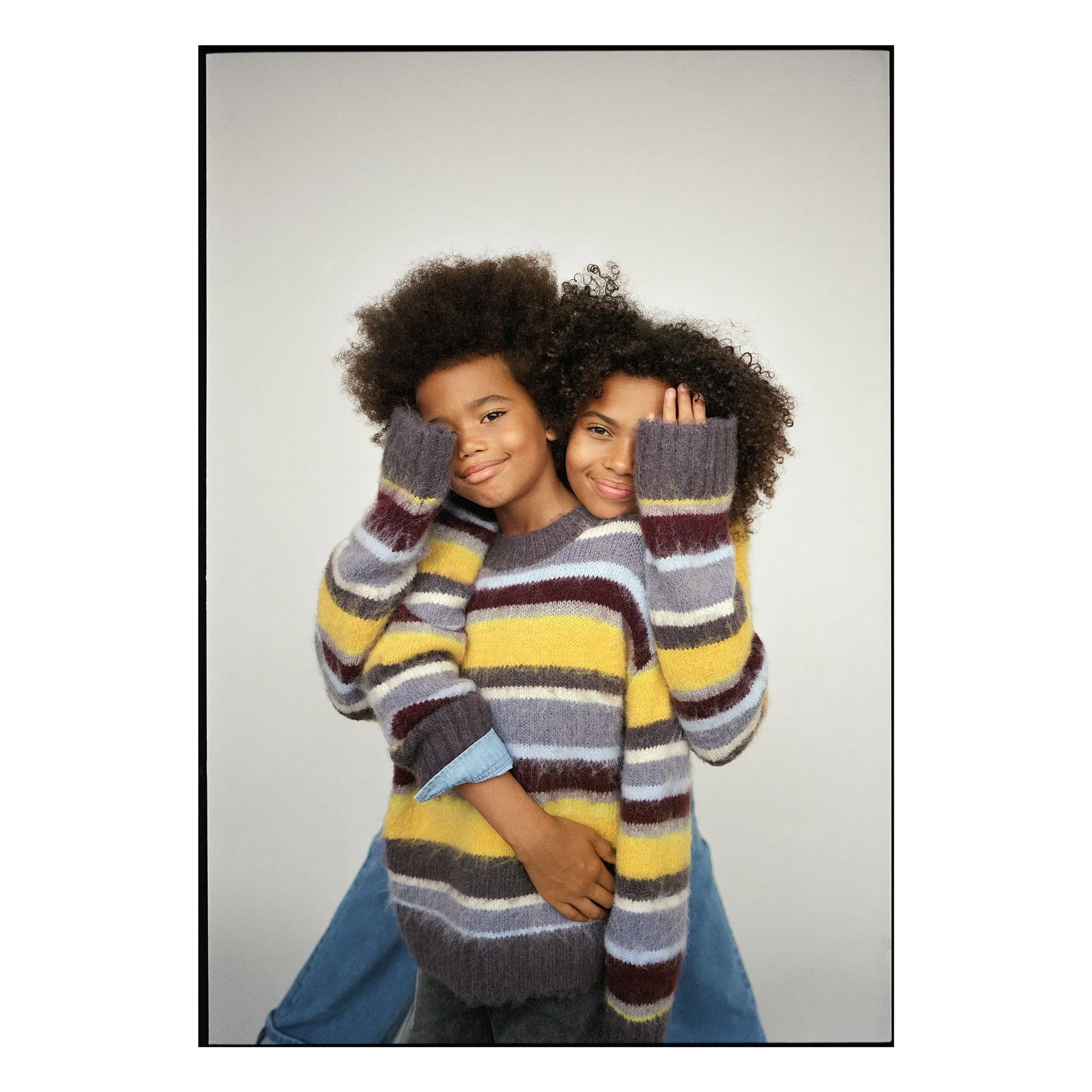 Pull Brian Rayé | Vert- Image produit n°2