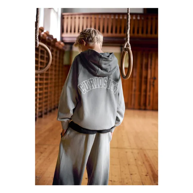 Joggers a rayas de algodón ecológico Aimon | Blanco