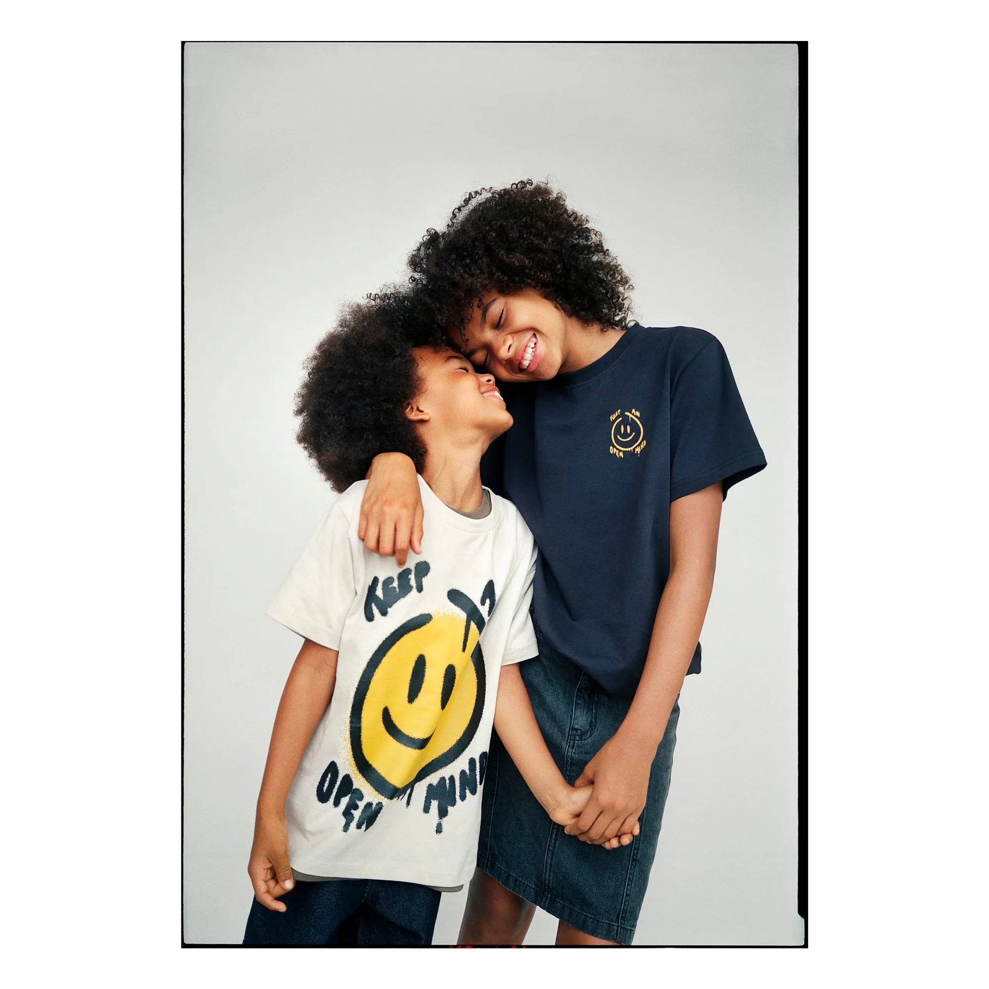 T-shirt Railey Smiley Coton Bio | Blanc- Image produit n°2