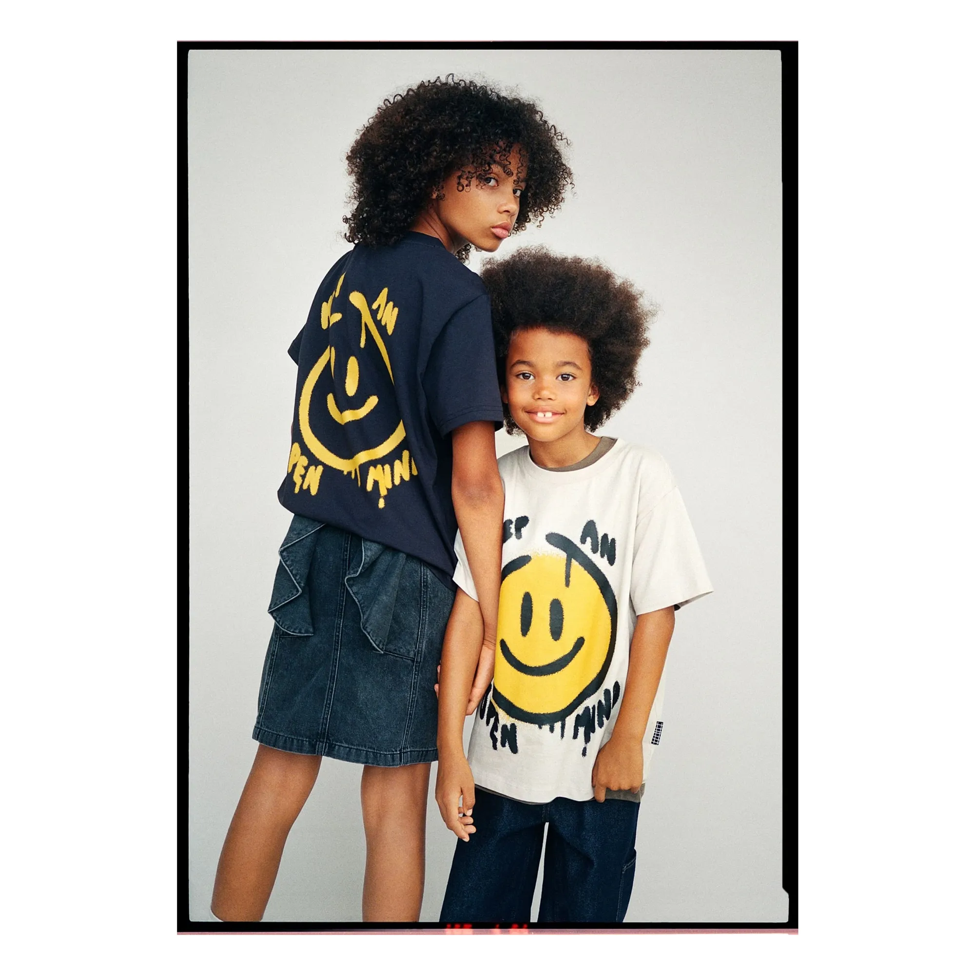 T-shirt Railey Smiley Coton Bio | Blanc- Image produit n°1