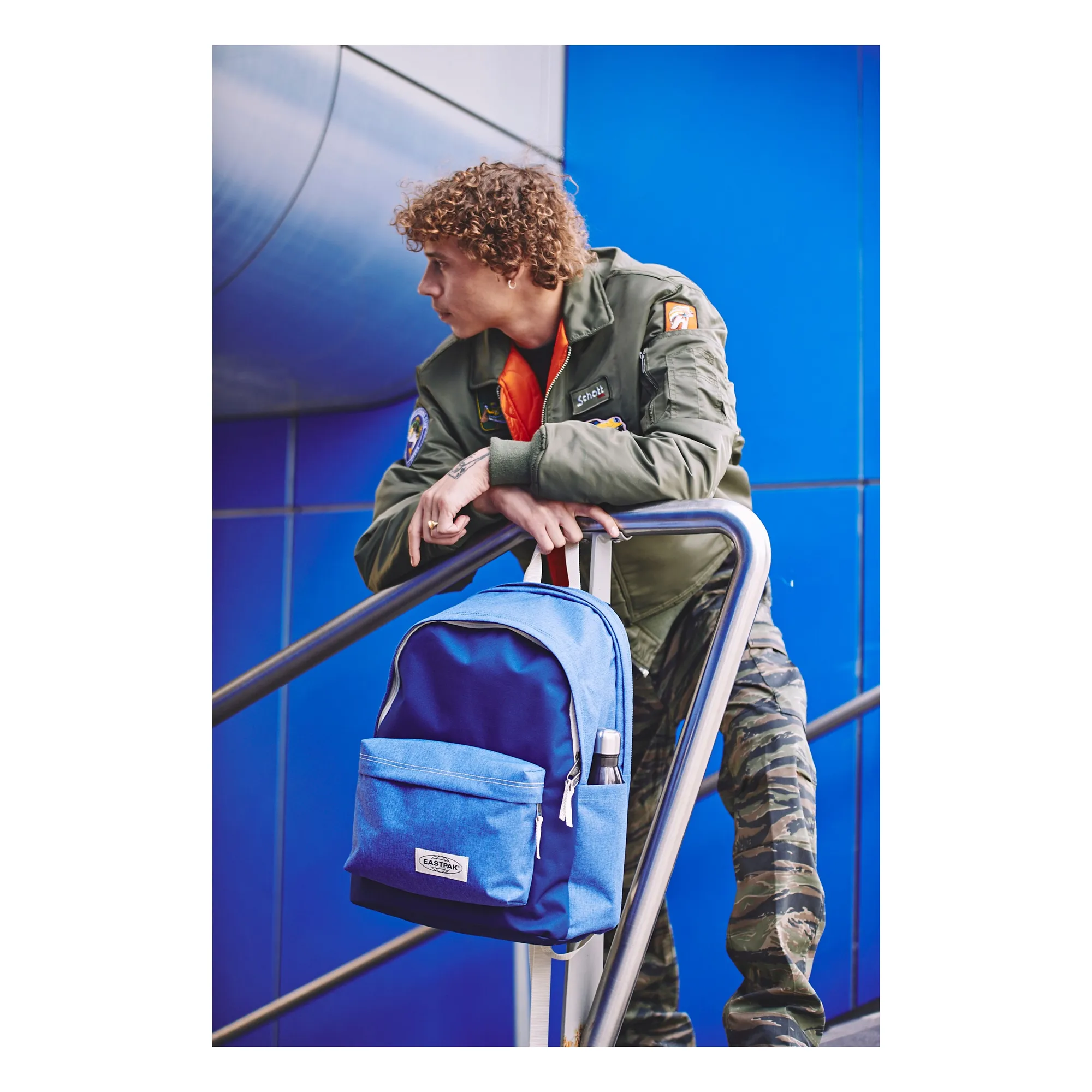 Sac à Dos Day Pak'R Bicolore | Bleu- Image produit n°1