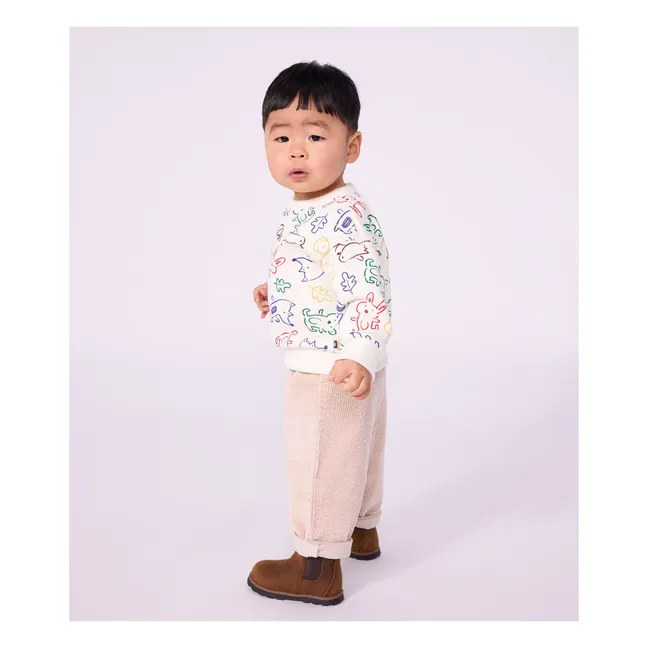 Sweat Animals Baby Organic Cotton | Ecru