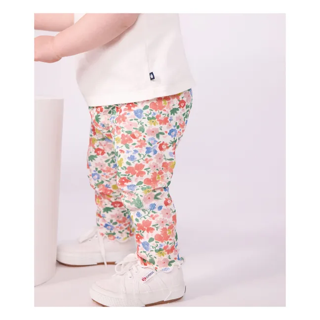 Organic Cotton Baby Legging | White