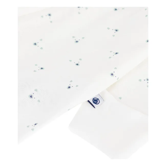 Pyjama Dors Bien Oursons Coton Bio | Blanc