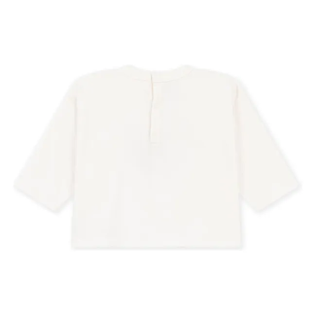 T-shirt Animal Coton Bio | Ecru