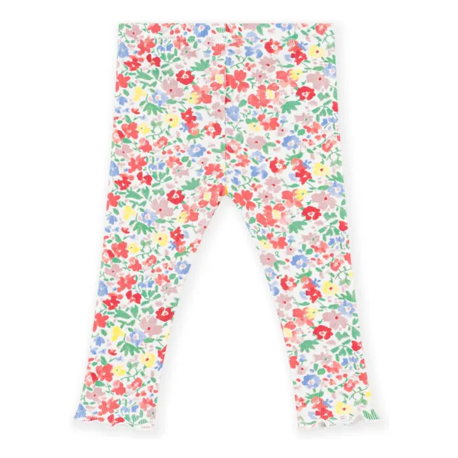 Organic Cotton Baby Legging | White