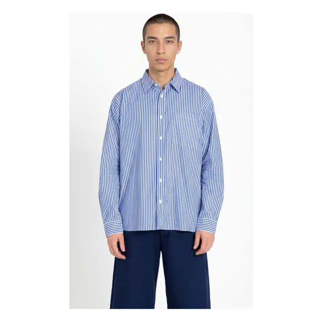 Chemise Zola Rayée | Bleu