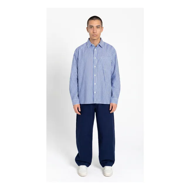 Chemise Zola Rayée | Bleu