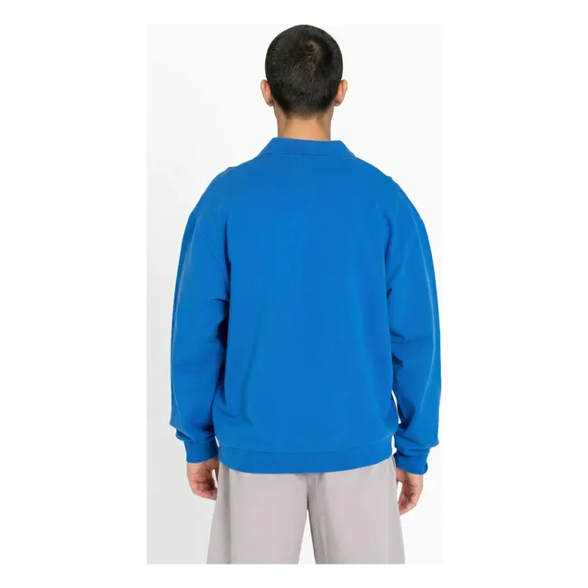 Sudadera Bob cuello polo | Azul Rey