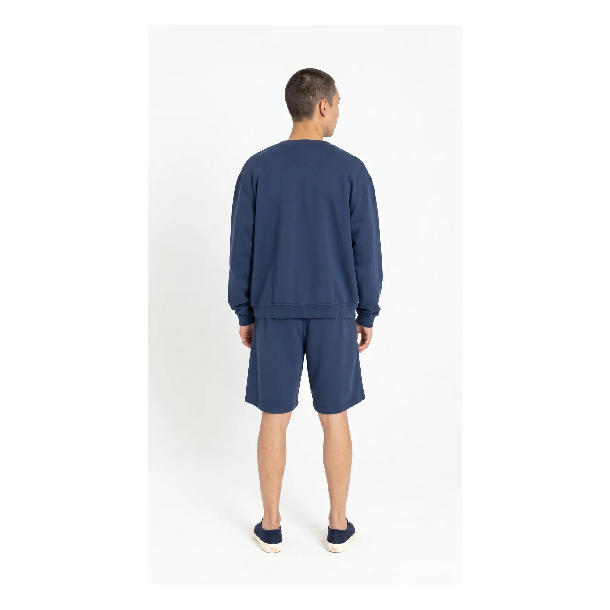 Short Mirren Coton Bio | Bleu nuit- Image produit n°2