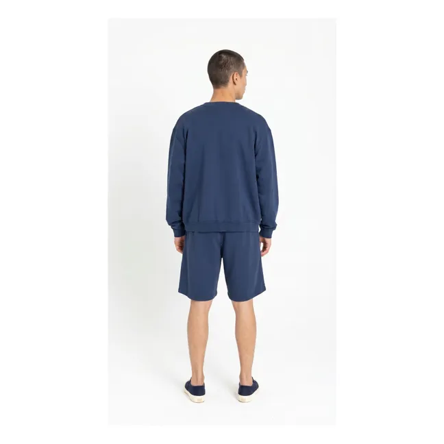 Mirren organic cotton shorts | Midnight blue
