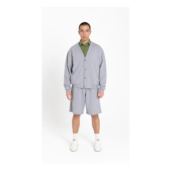 Mirren organic cotton shorts | Heather grey