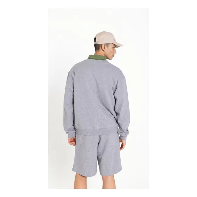 Mirren organic cotton shorts | Heather grey