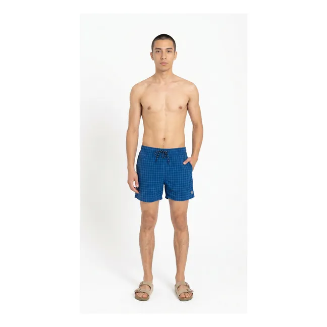 Short de Bain Dante Carreaux | Bleu