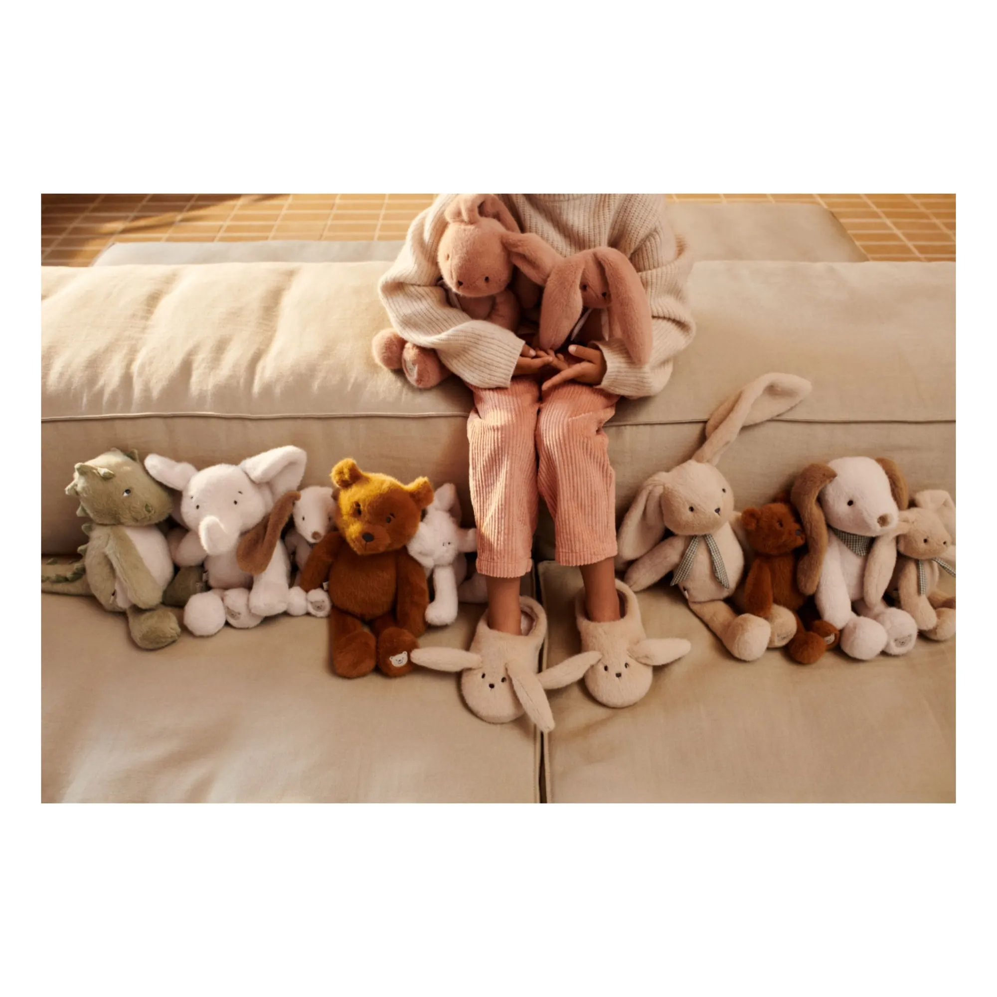 Berto Dino plush | Faune green- Product image n°1