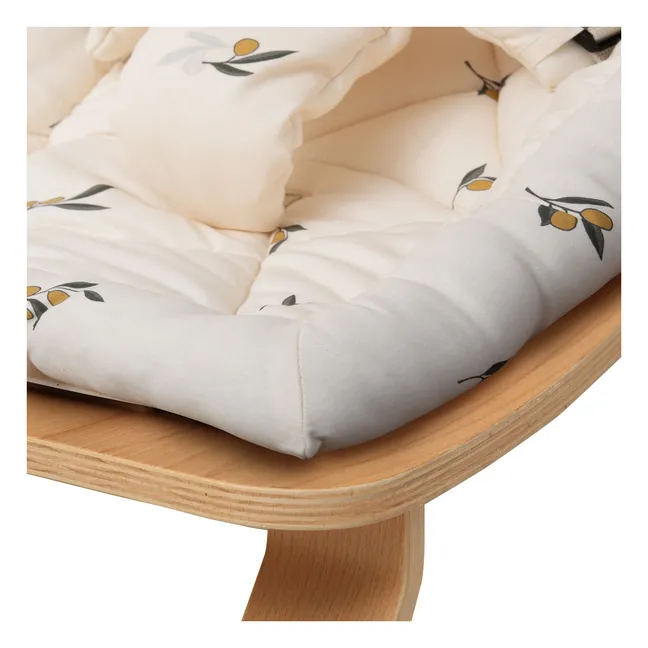 Levo beech armchair - Organic Zoo x Charlie Crane | Cream