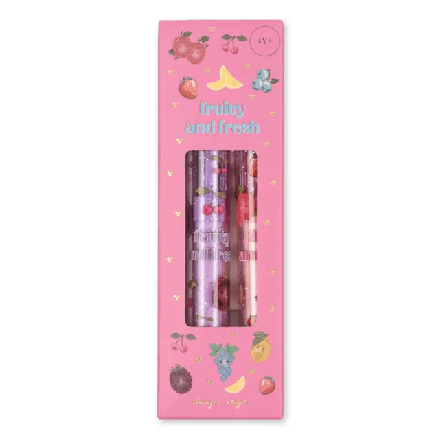 Gommes parfumées Cherry - Set de 2 | Rose