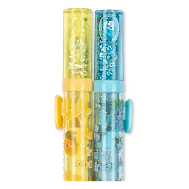 Gommes parfumées Lemon - Set de 2 | Bleu