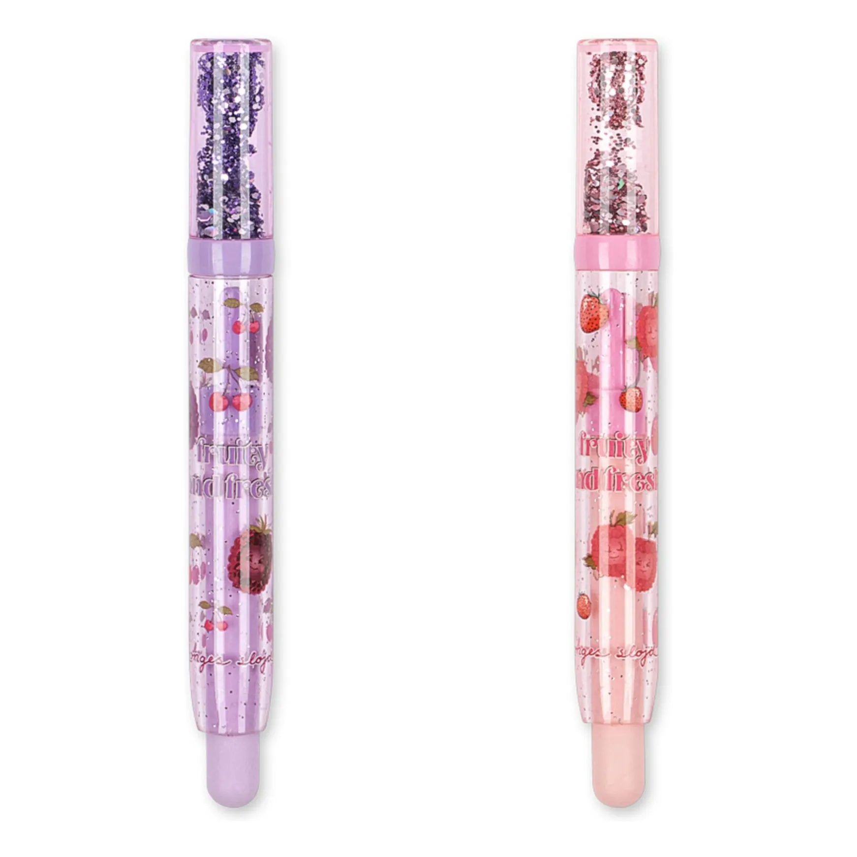 Gommes parfumées Cherry - Set de 2 | Rose- Image produit n°0