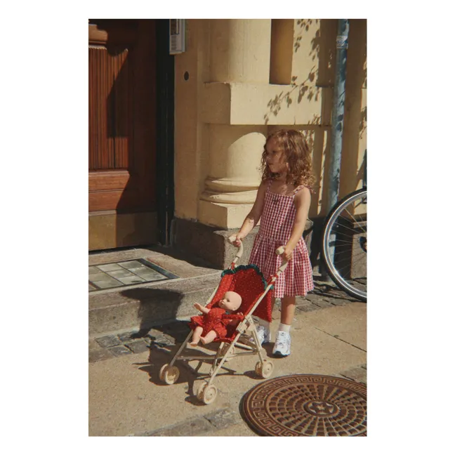 Stroller for Strawberry doll | Red
