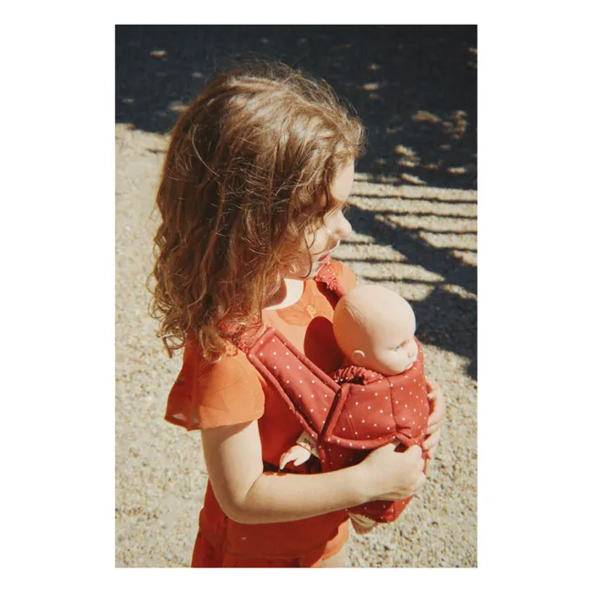 Vichy doll carrier | Pink