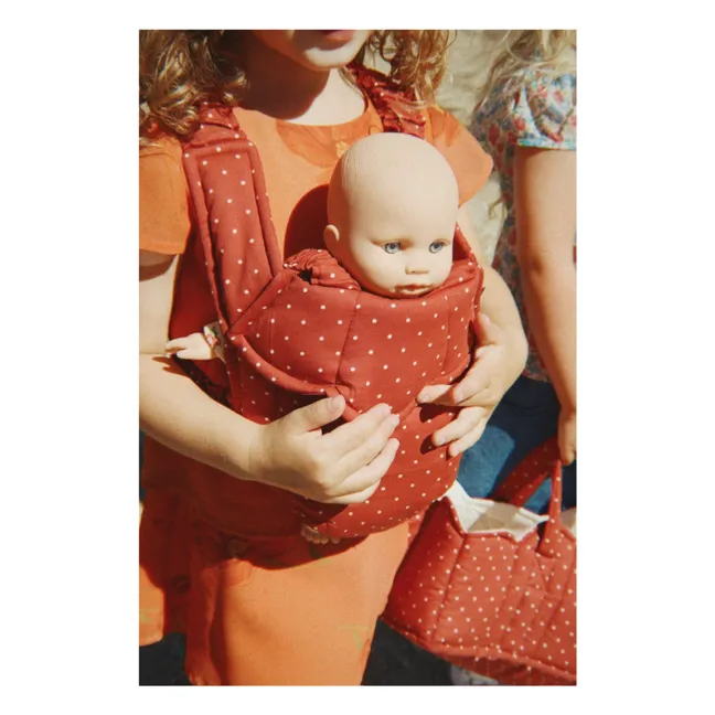 Vichy doll carrier | Pink
