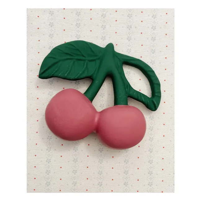 Cherry teething ring | Red