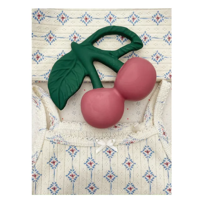Cherry teething ring | Red