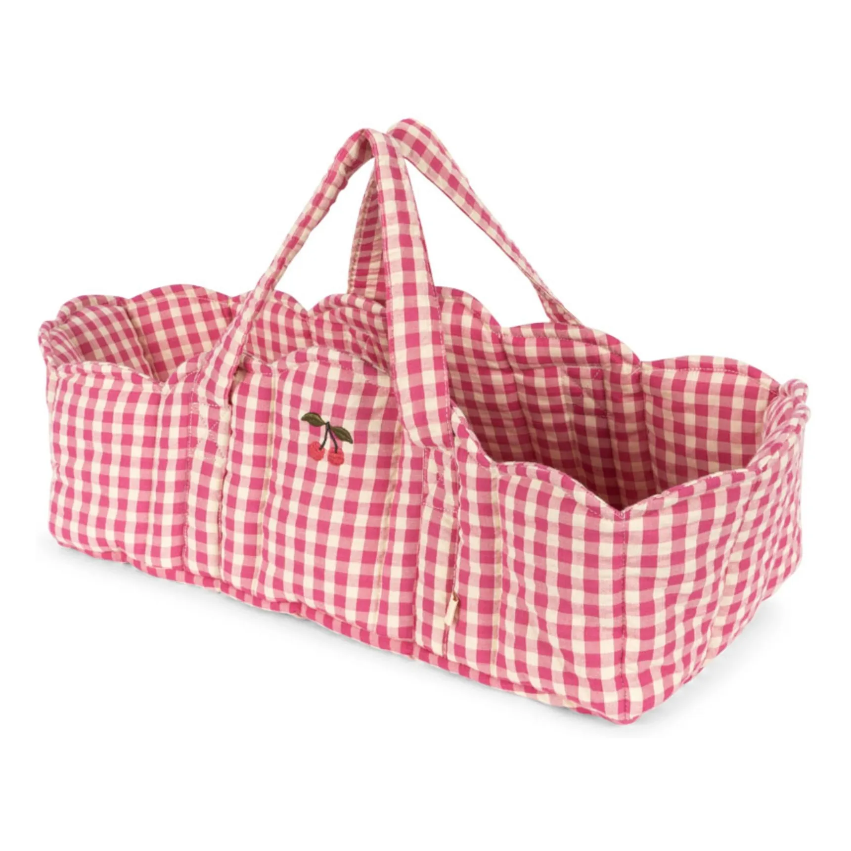 Konges Sløjd Pink Vichy Doll Bassinet