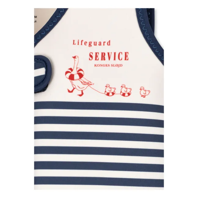 Gilet de natation Marin Stripes | Blanc