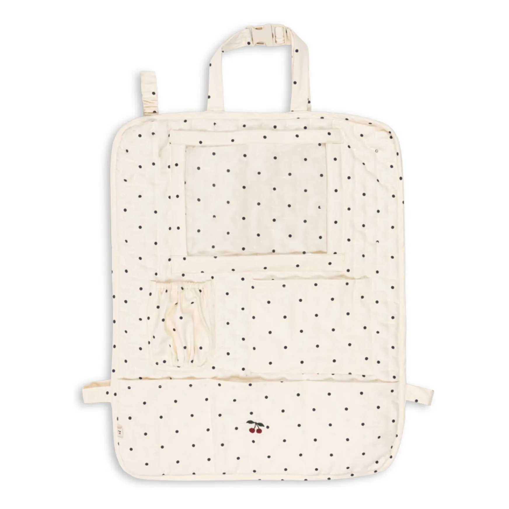 Organisateur de voiture Navy Dot | Ecru- Image produit n°0