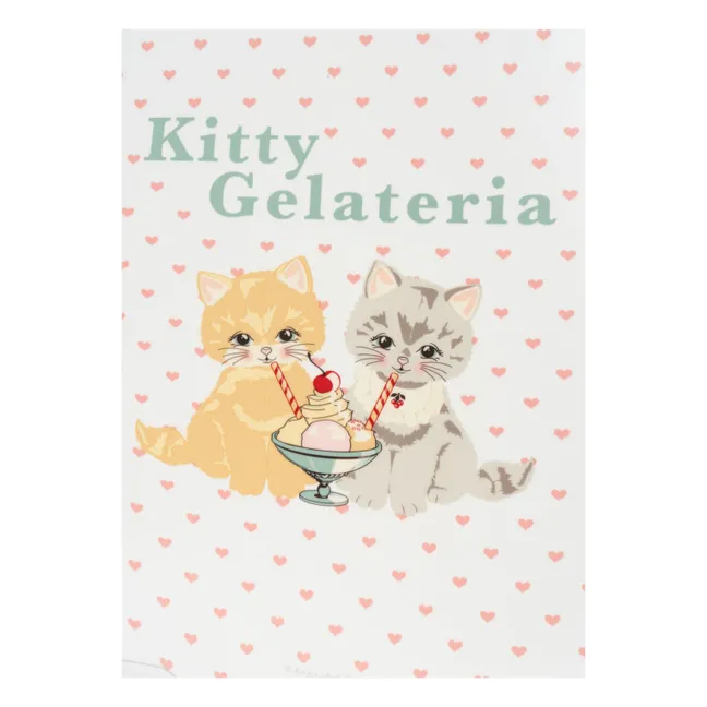Kitty suitcase | Ecru