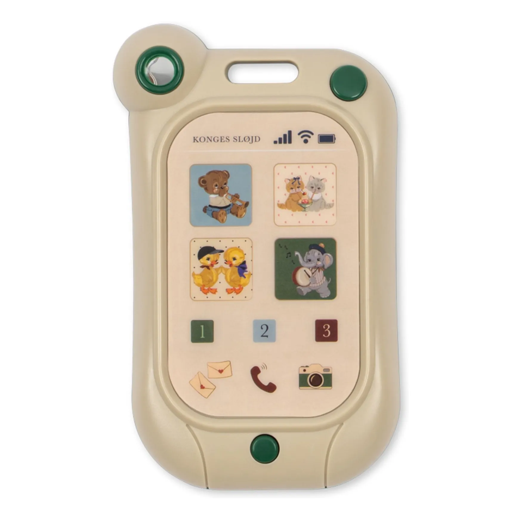 Konges Sløjd Beige Toy Phone