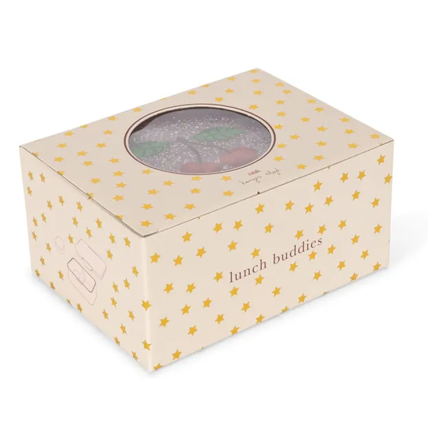 Lunch box Cherry glitter | Rose
