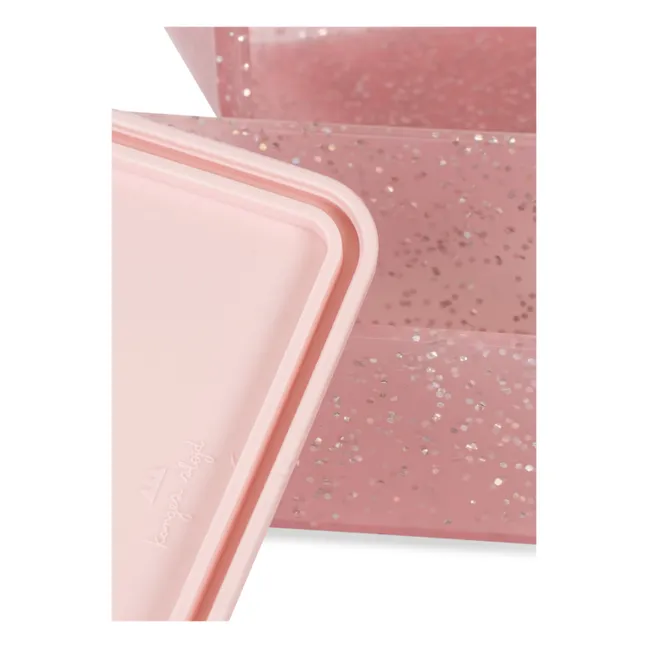 Lunch box Cherry glitter | Rose