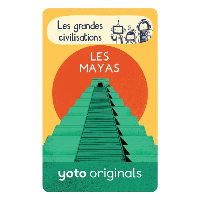 Cartes Les BrainBots : Les grandes civilisations - Pack de 8