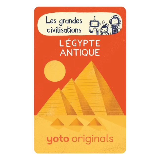 Cartes Les BrainBots : Les grandes civilisations - Pack de 8