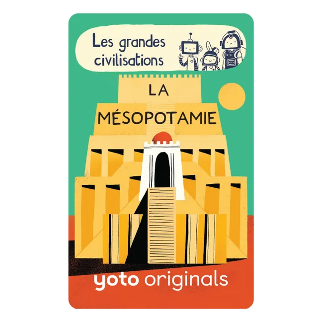 Les BrainBots : Cartas de las grandes civilizaciones - Lote de 8
