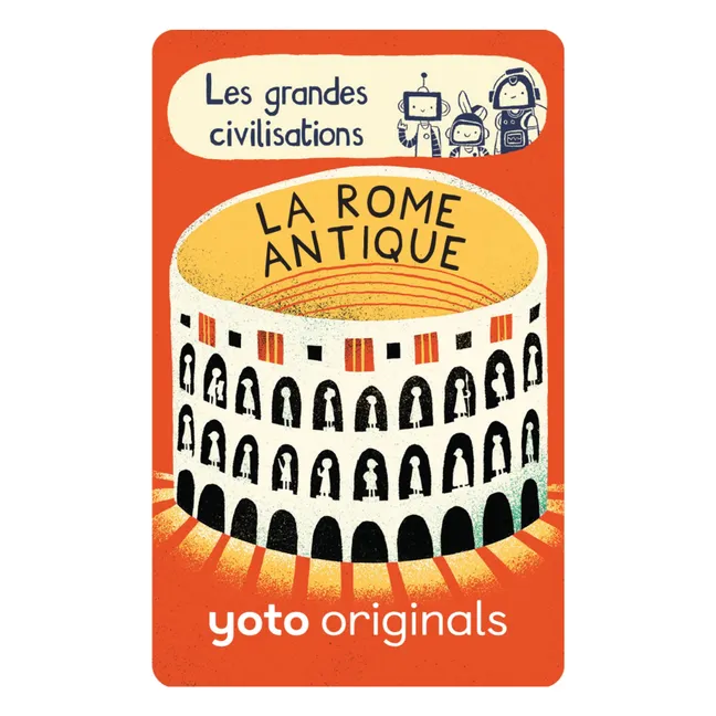 Les BrainBots : Cartas de las grandes civilizaciones - Lote de 8