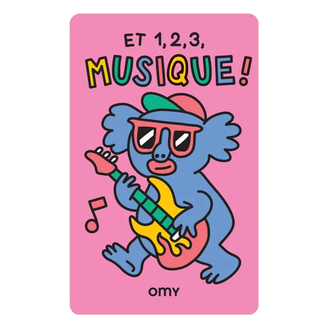 Tarjetas de diseño Yoto x Omy - Lote de 5