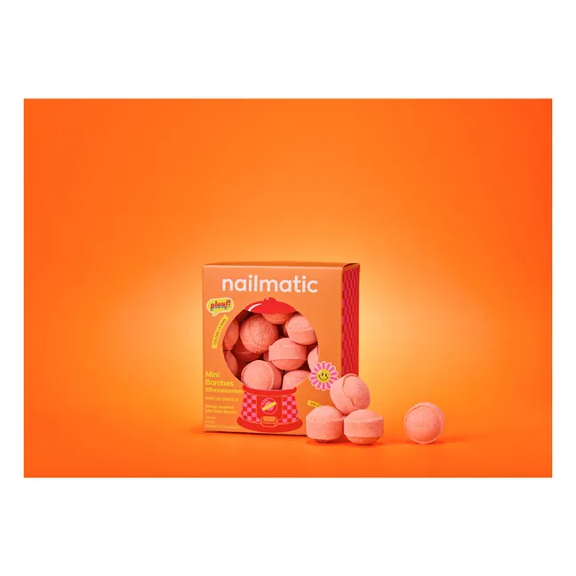 Mini billes de bain effervesecentes Sweet Mango - Lot de 14