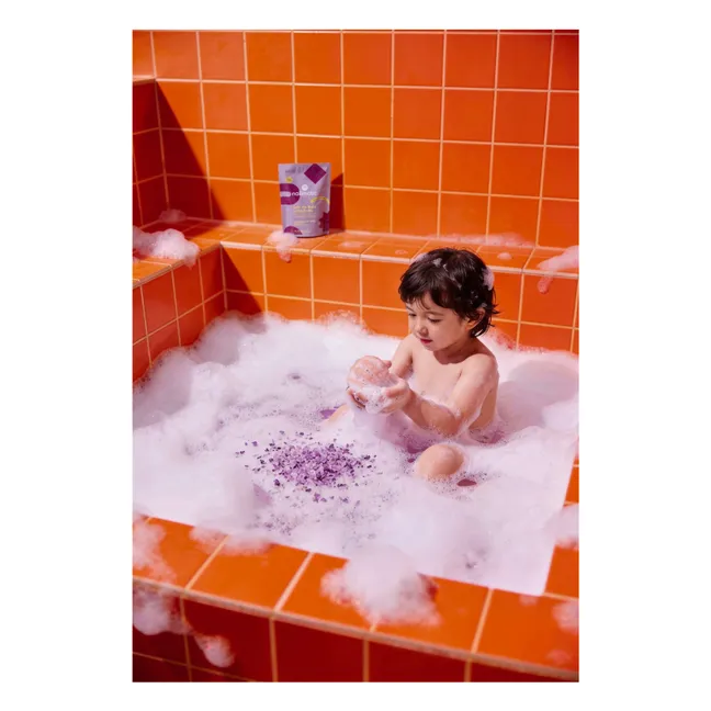 Sels de bains crépitants et colorés - 60g | Violet