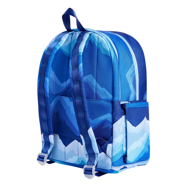 Sac à Dos Double Poches Kane Montagnes | Bleu