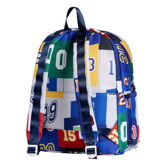 Sac à Dos Double Poches Kane Nombres | Bleu