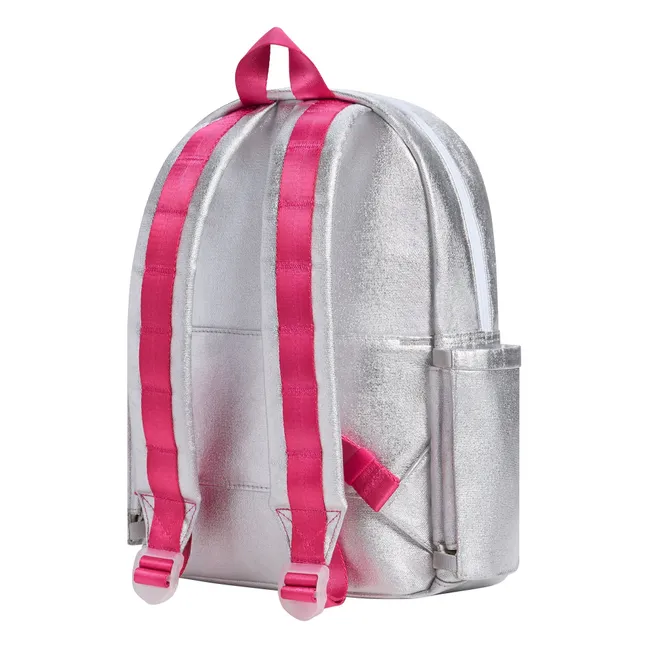 Sac à Dos Mini Kane Irisé Cœurs | Gris