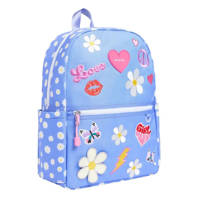 Sac à Dos Kane Fleuri | Bleu Clair