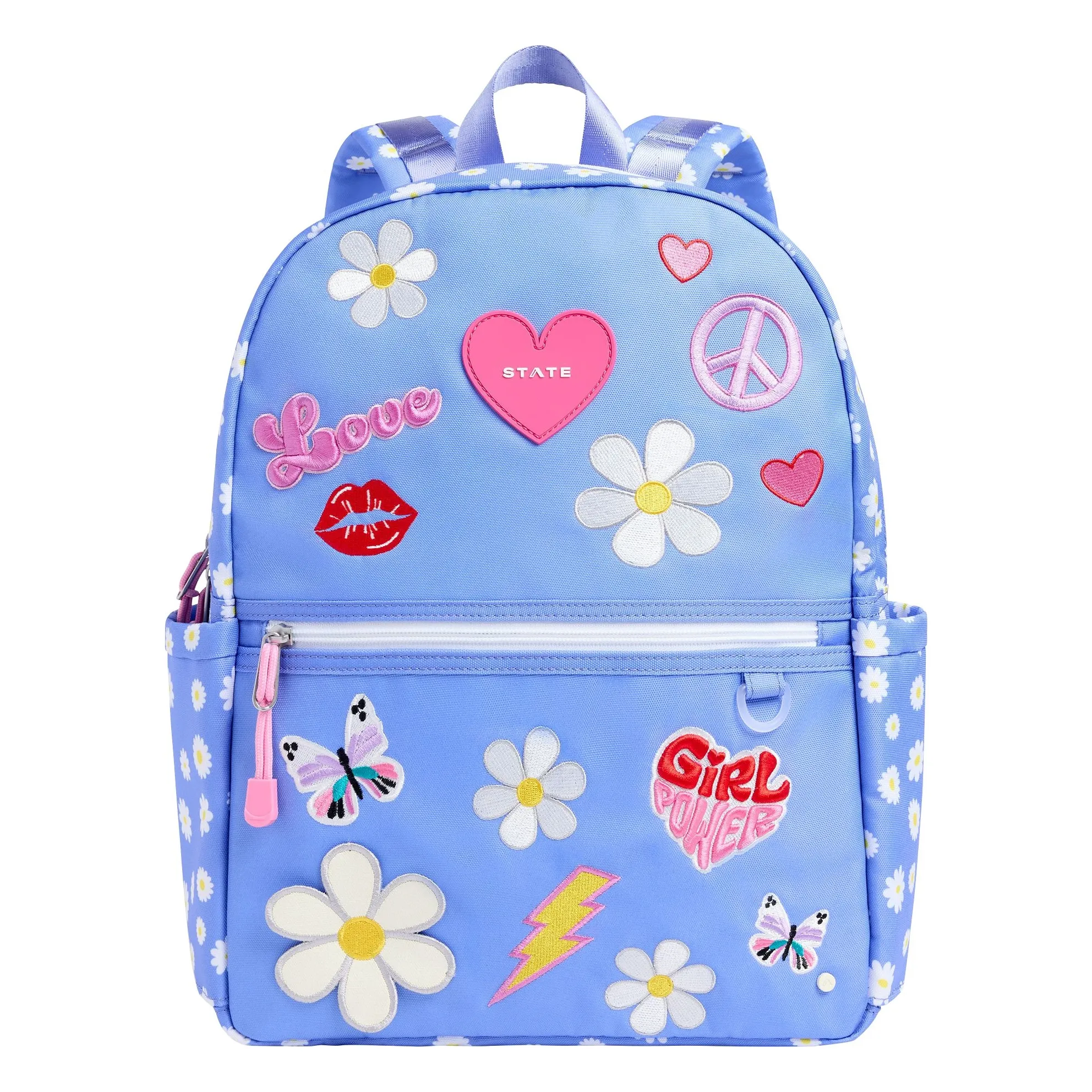 Sac à Dos Kane Fleuri | Bleu Clair- Image produit n°0